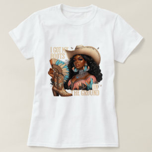 Camiseta Botas no chão