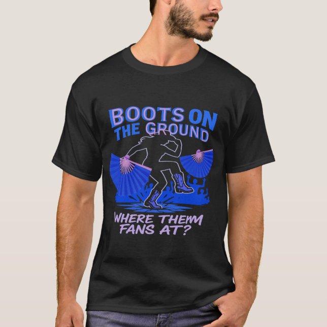 Camiseta Botas no chão (Frente)