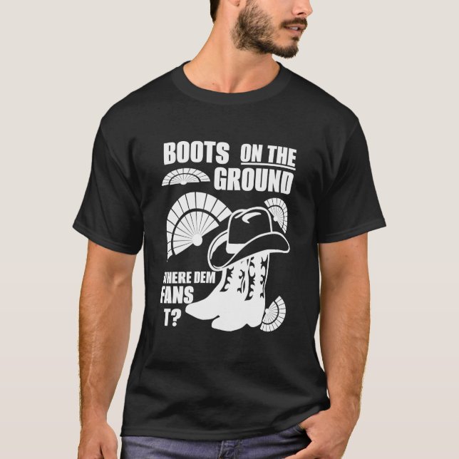 Camiseta Botas no chão (Wt) (Frente)