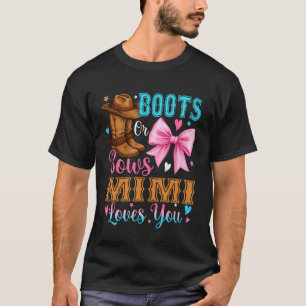 Camiseta Botas ou Arcos Mimi Ama Você Revelação de Gênero F