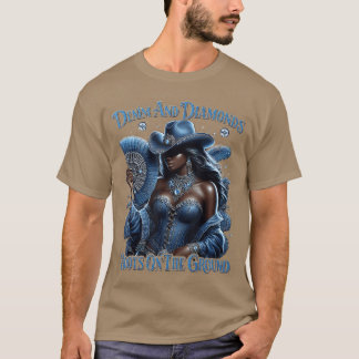 Camiseta Botas Western Onhe Ground Denim and Diamonds Cowgi