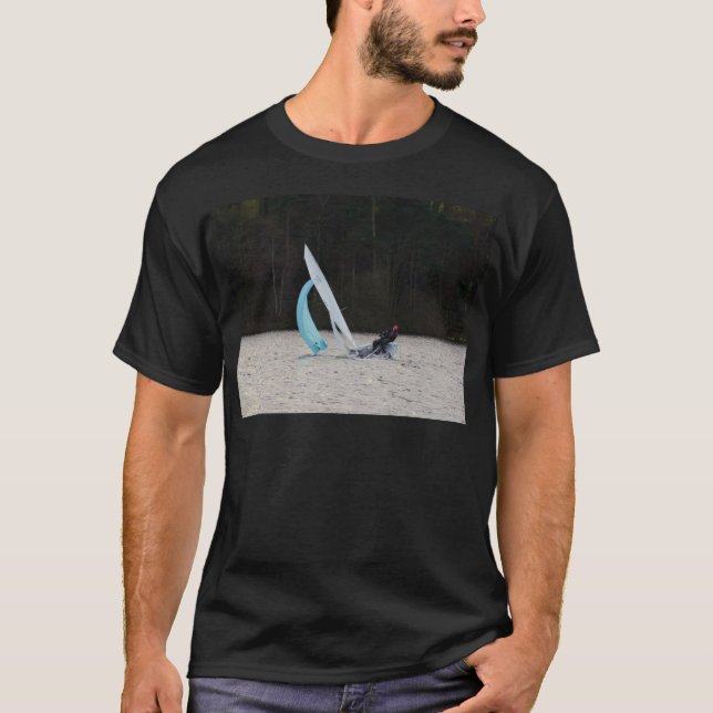 Camiseta Bote da navigação na velocidade (Frente)
