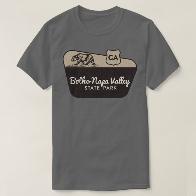 Camiseta Bothe Napa Valley State Park California Welcome Si (Frente do Design)