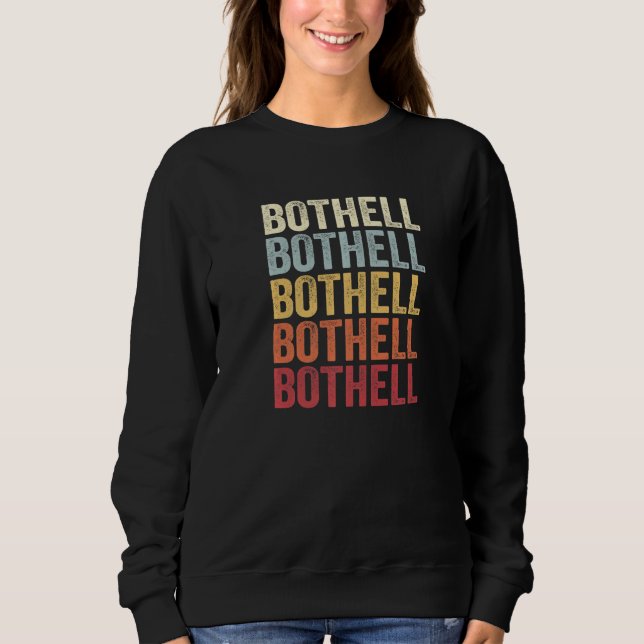 Camiseta Bothell Washington Bothell WA Retro Vintage Text (Frente)