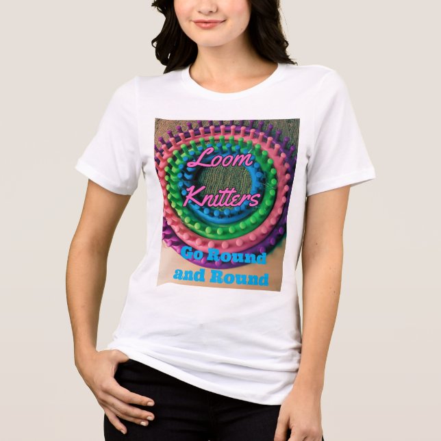 Camiseta Botões de Loom (Frente)