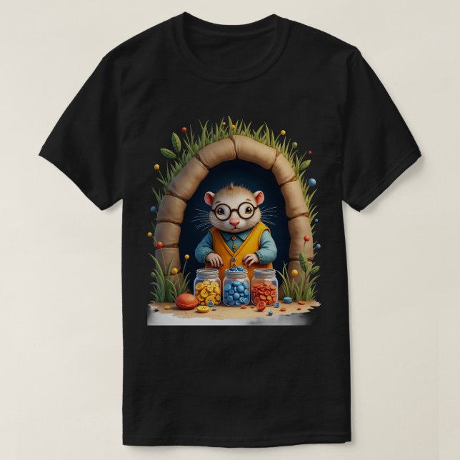 Camiseta Botões de Toupeira (Frente do Design)