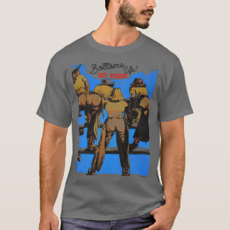 Camiseta BOTOMS UP Cody Wyoming Retro 70s Western Souvenir
