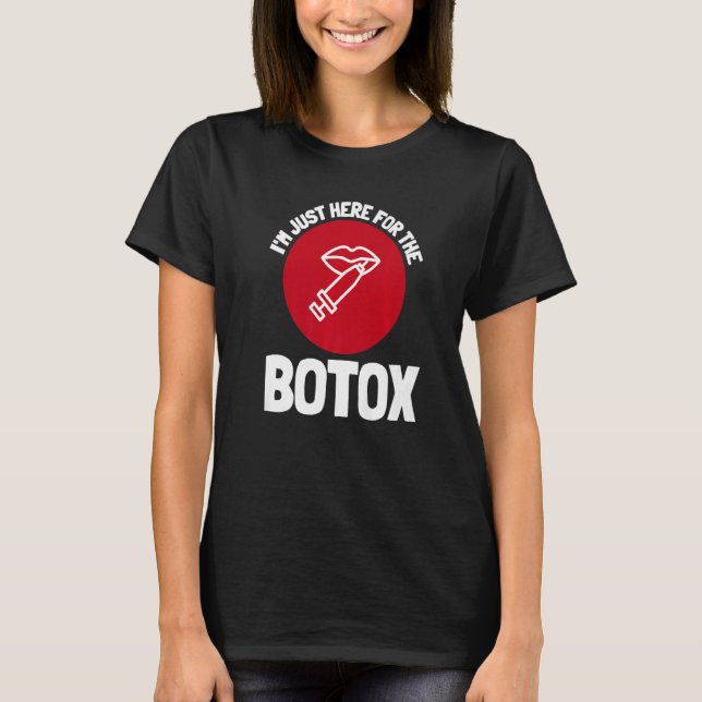 Camiseta Botox Cirurgia Plástica E Injetor De Enfermeira Es (Frente)