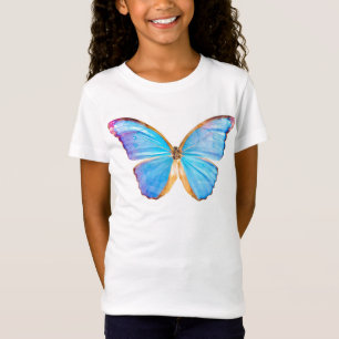 Camiseta BOTTERFLY AZUL - Menina