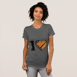 Camiseta Botterflys Cardíacos Asas Fotografia Topo
