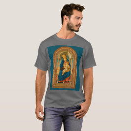 Camiseta Botticelli (1445-1510) Madonna & Criança Enthroned