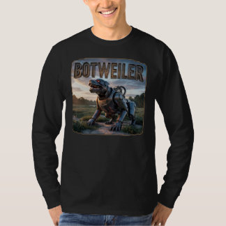 Camiseta Botweiler Photographic – Robot Rottweiler Funny