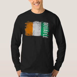 Camiseta Bouafl Costa Do Marfim Bandeira Para Homens Da Cos