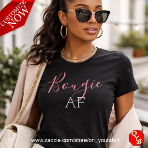 Camiseta Bougie AF rosa