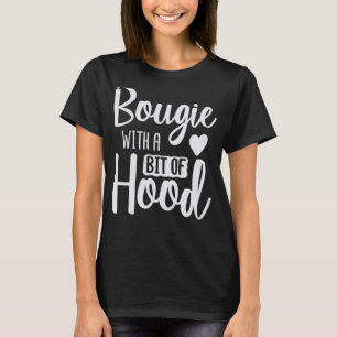 Camiseta Bougie Com Um Pouco De Melanina De Capuz Preto