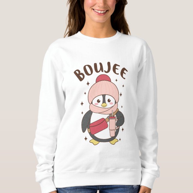 Camiseta Bougie Xmas Penguin (Frente)