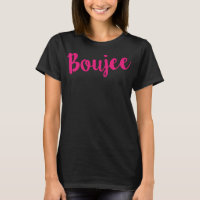 Boujee Cute Dizendo Estilo Boutique Rosa Quente En
