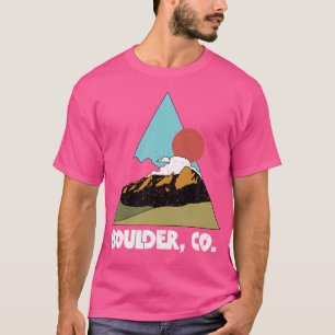Camiseta Boulder Colorado Co Mountain Lover Rock Escalando