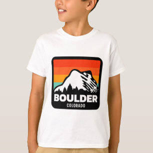 Camiseta Boulder Colorado Skiing Snowboard Family Trip