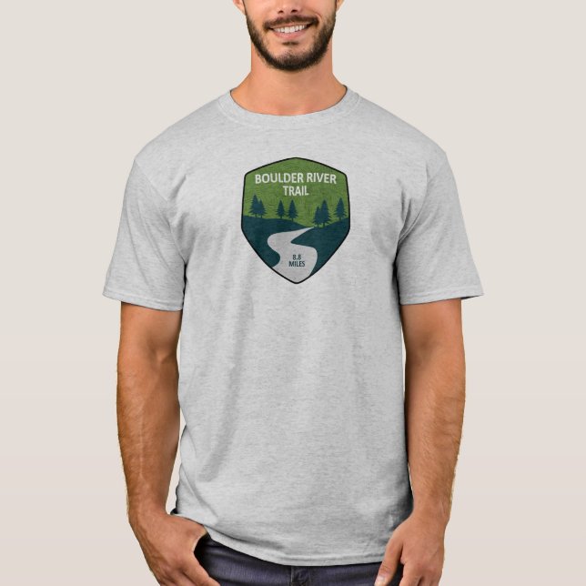 Camiseta Boulder River Trail Washington (Frente)