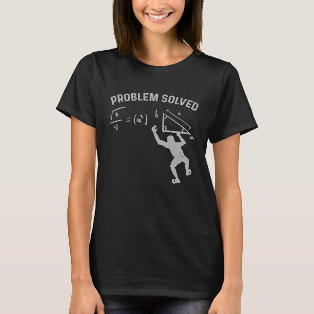 Camiseta Boulderer Problem solved Climbing (Frente)