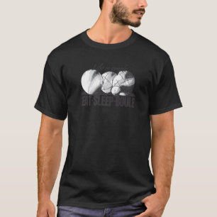 Camiseta Boule para pedras e pedras de balas e balas de bal