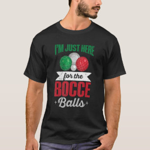 Camiseta Boules Bocce Ball Cote Para Uma Bola Italiana