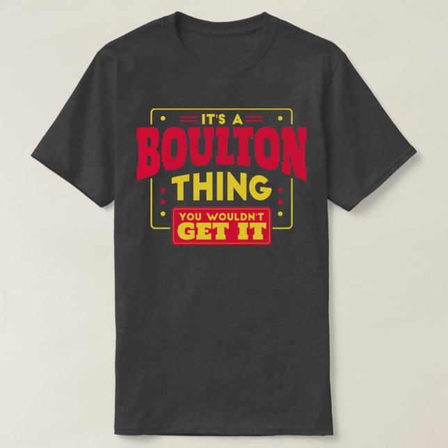 Camiseta Boulton (Frente do Design)