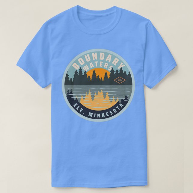 Camiseta Boundary Waters Canoe Area, Ely, Minnesota  (Frente do Design)
