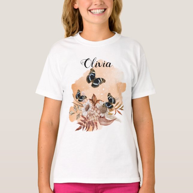 Camiseta Bouquet floral blooming garden (Frente)