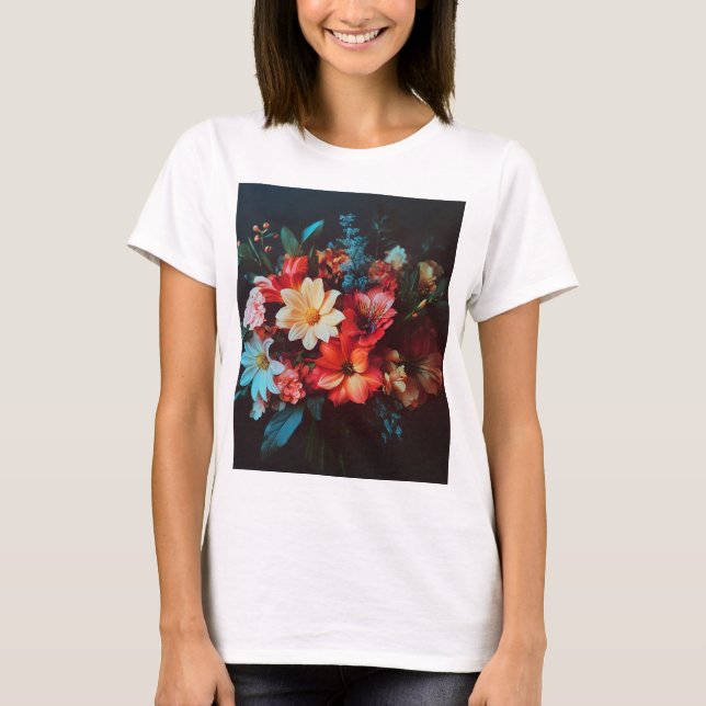 Camiseta bouquet of flowers (Frente)