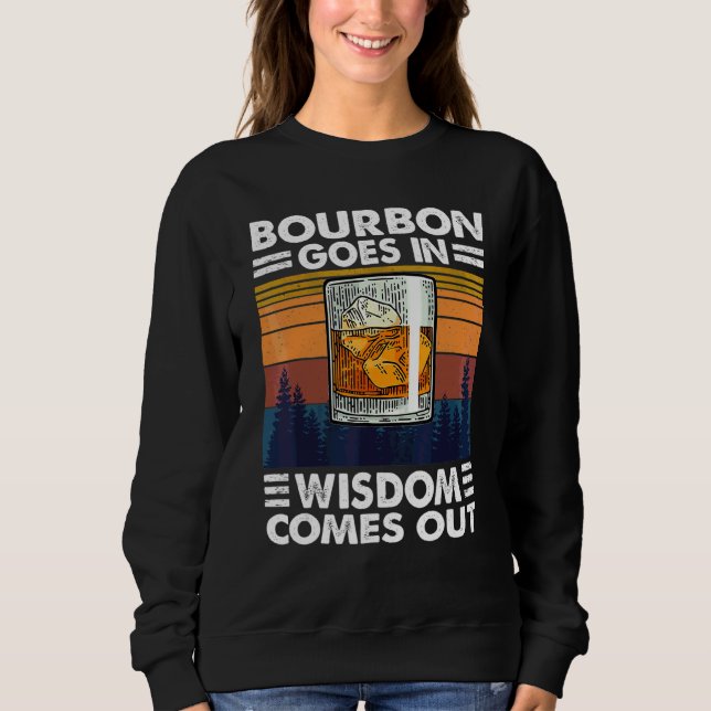 Camiseta Bourbon, Bebendo Bourbon, entra na sabedoria (Frente)