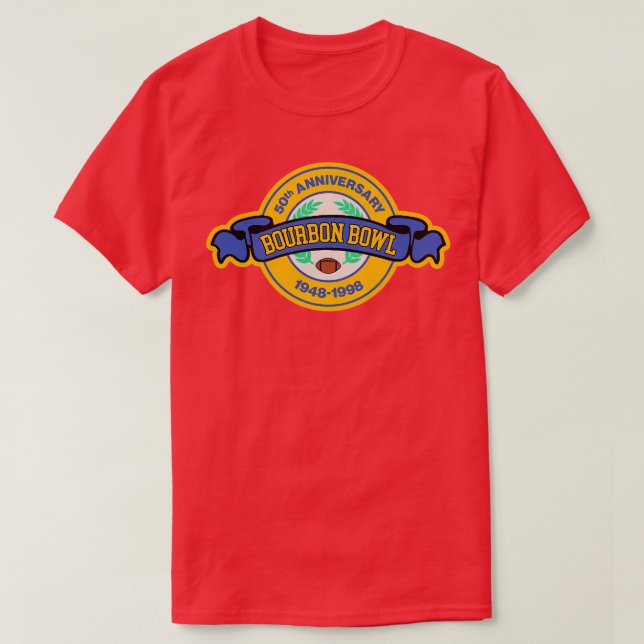 Camiseta Bourbon Bowl, 50º Aniversário (Frente do Design)