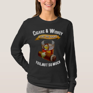 Camiseta Bourbon Charuto-Lover Cigarros Fumantes Bebidas Co