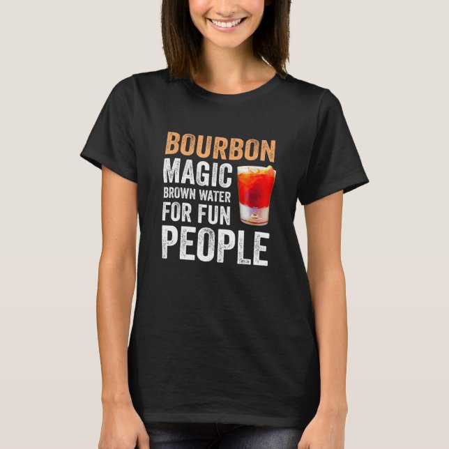 Camiseta Bourbon Definition Magic Brown Water For Divertit  (Frente)