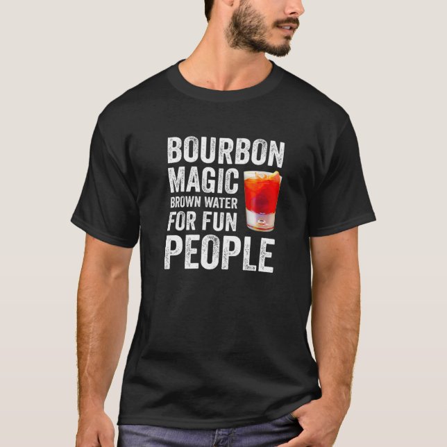Camiseta Bourbon Definition Magic Brown Water For Divertit  (Frente)