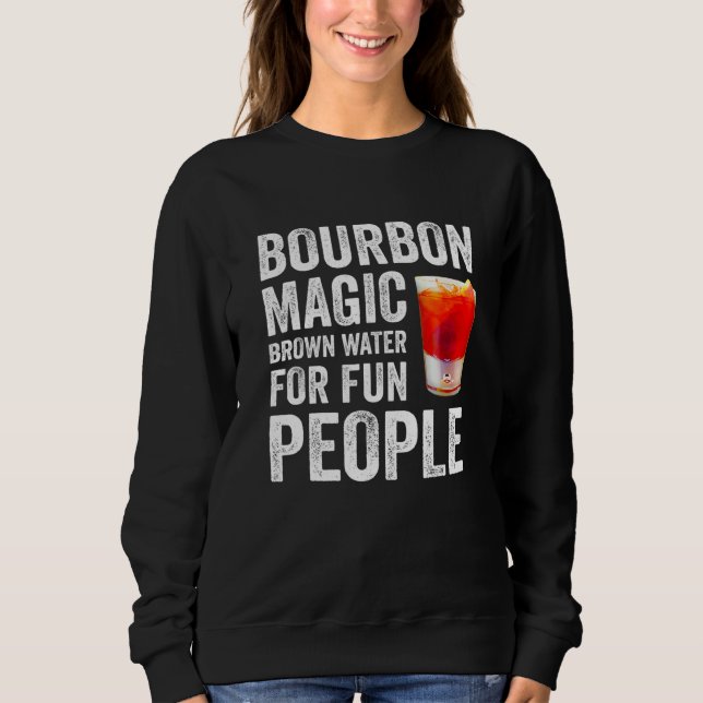 Camiseta Bourbon Definition Magic Brown Water For Fun Peopl (Frente)