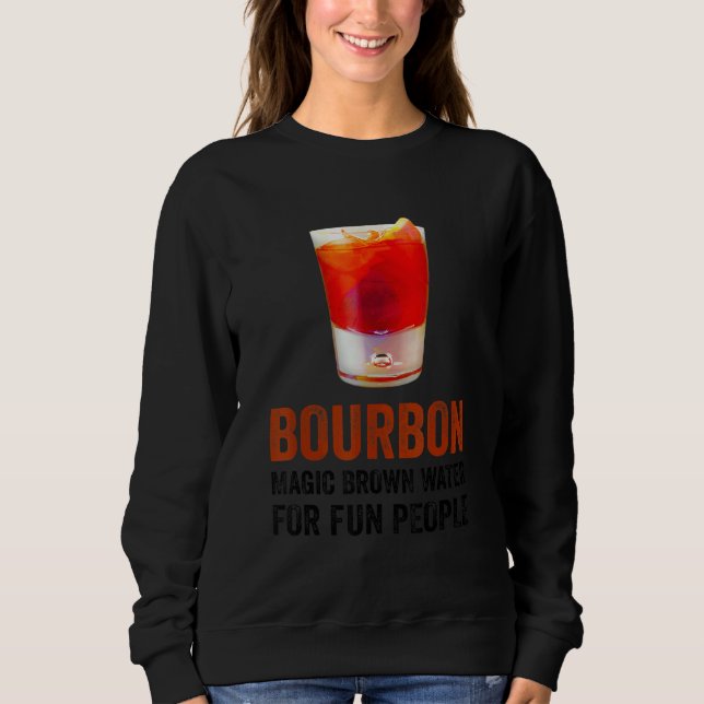 Camiseta Bourbon Definition Magic Brown Water For Fun Peopl (Frente)
