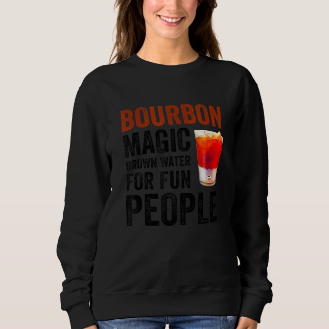 Camiseta Bourbon Definition Magic Brown Water For Fun Peopl (Frente)