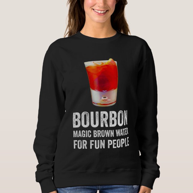 Camiseta Bourbon Definition Magic Brown Water For Fun Peopl (Frente)