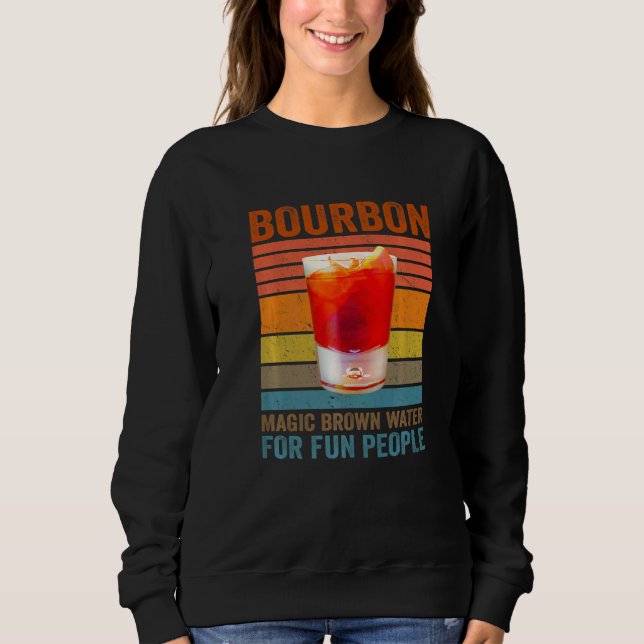 Camiseta Bourbon Definition Magic Brown Water For Fun Peopl (Frente)
