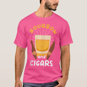 Camiseta Bourbon e Charutos - Bebendo Bourbons