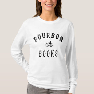 Camiseta Bourbon e livros - Eu bebo uísque Bourbon P