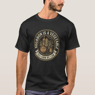 Camiseta Bourbon é um destilador engraçado de bebida de uís