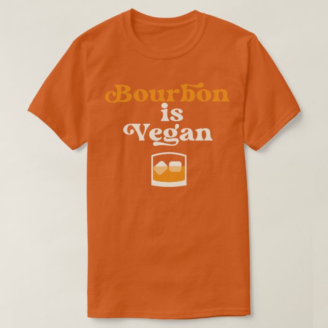 Camiseta Bourbon é Vegan Kentucky Drinker (Frente do Design)