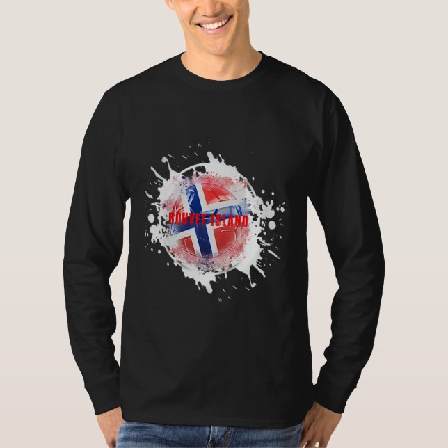 Camiseta Bouvet Island Splash (Frente)