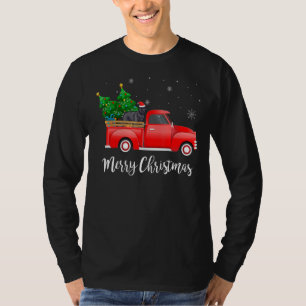 Camiseta Bouvier Des Flandres Cão Dirigindo Red Truck Chris