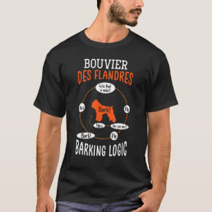 Camiseta Bouvier Des Flandres Latido Logic Para Cachorro Mã