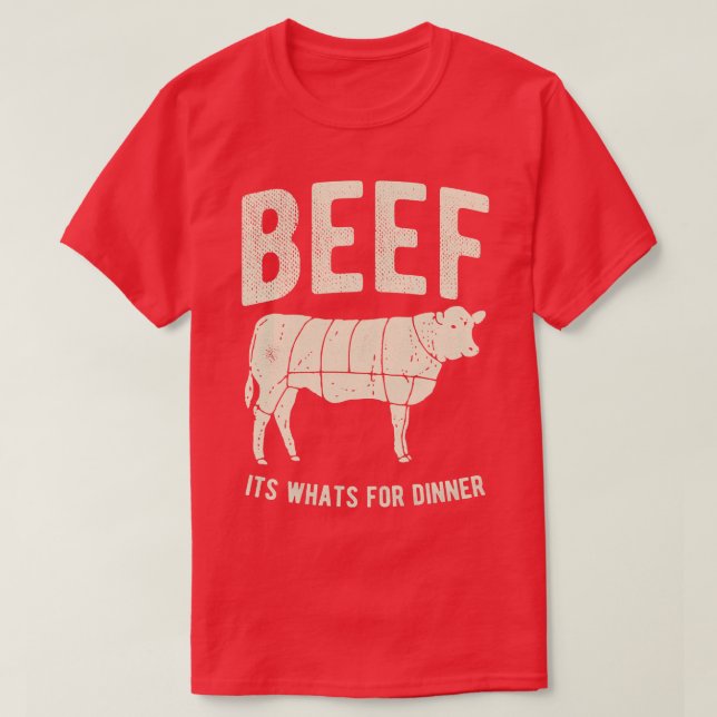 Camiseta Bovino É O Quê Para Jantar (Frente do Design)