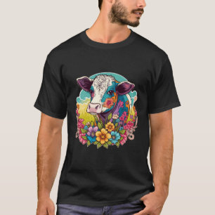 Camiseta Bovinos Cubra Passam Animais Em Bovinos